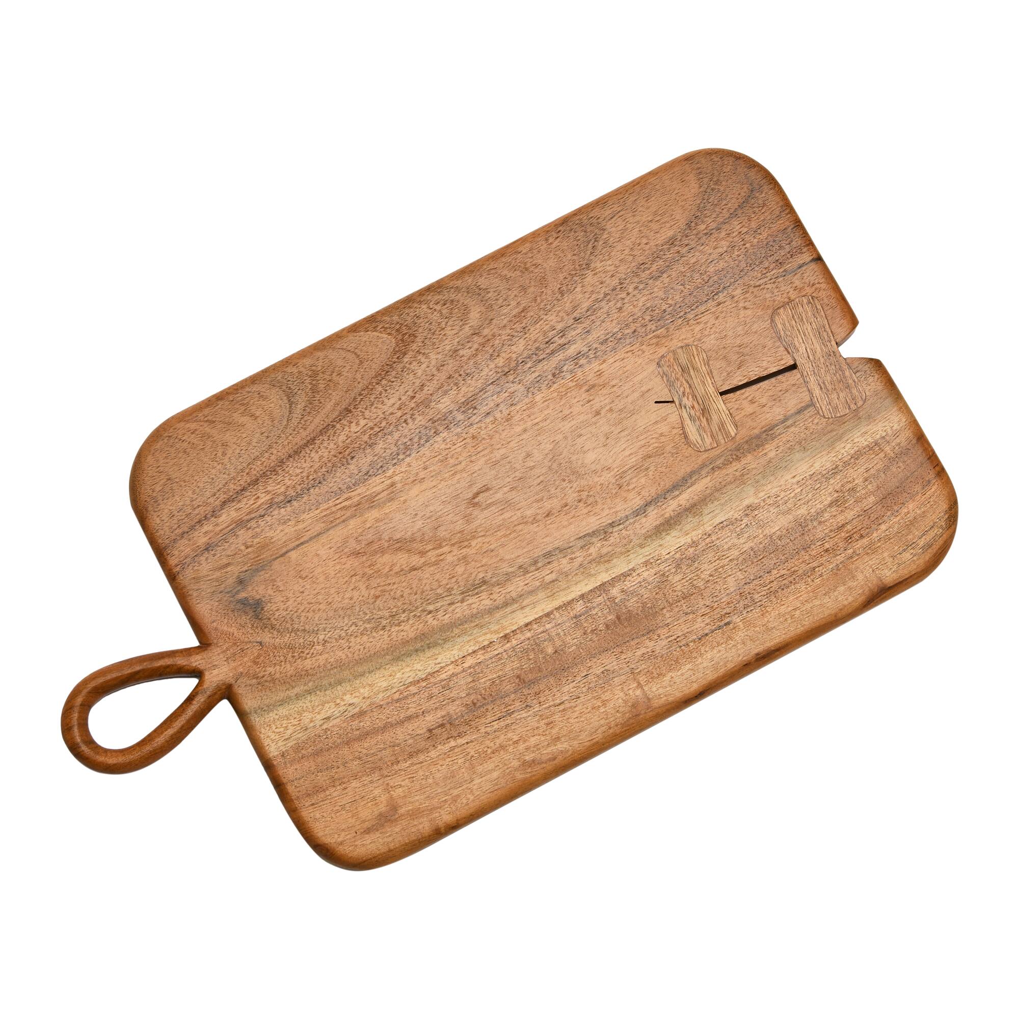 Hello Honey® 18" Acacia Wood Serving Board with Handle